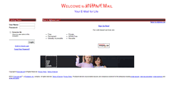 Desktop Screenshot of freemail.afghana.com