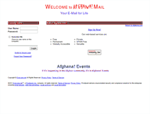 Tablet Screenshot of freemail.afghana.com